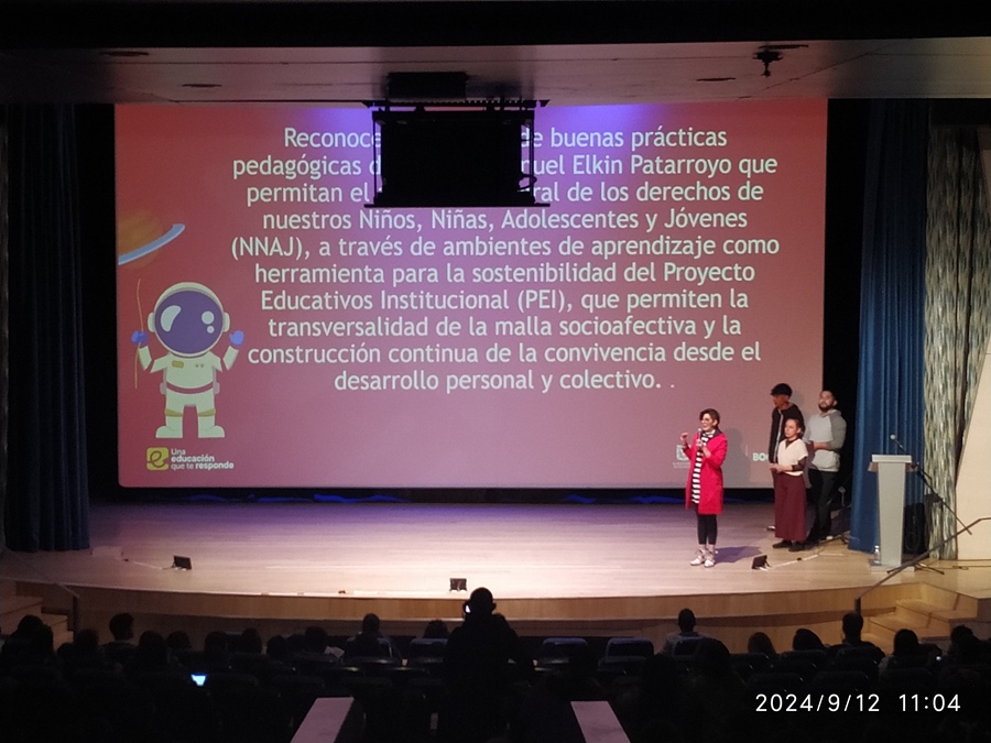 Experiencia colegio Manuel Elkin Patarroyo IED