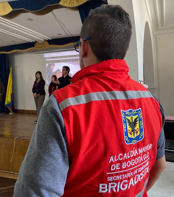 Brigadista en foro institucional