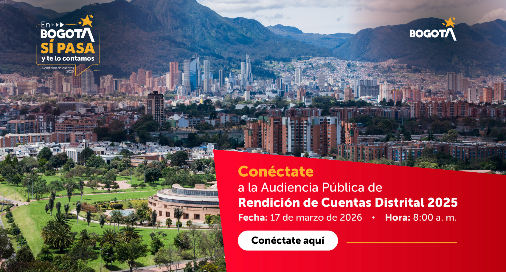 Conéctate a la Audiencia Pública de  Rendición de Cuentas