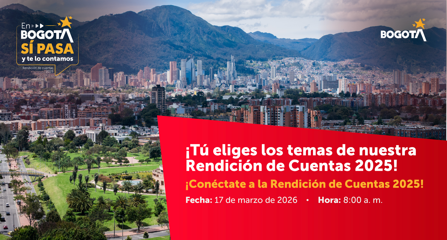 ¡Tú eliges los temas de nuestra Rendición de Cuentas 2025!