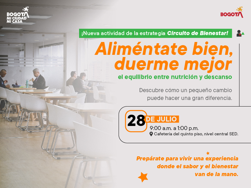 Aliméntate bien, duerme mejor: una actividad para fortalecer tu bienestar integral