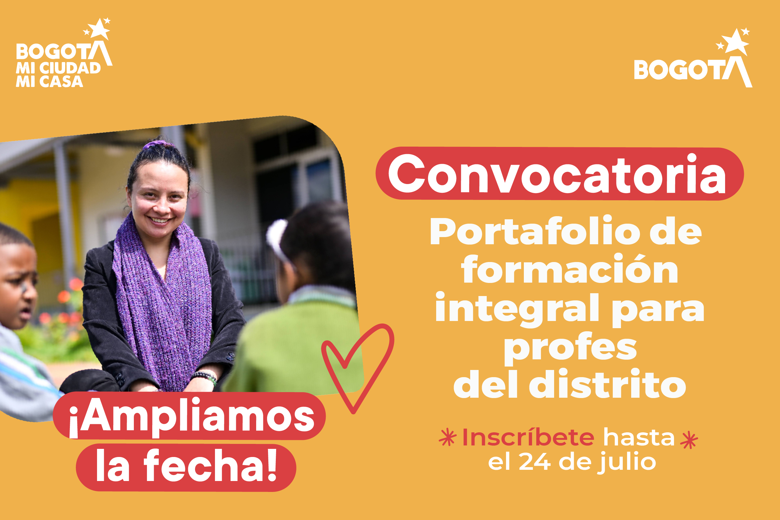 ¡Profe, se amplía el plazo de inscripción en algunos programas de la convocatoria  de formación docente 2026!