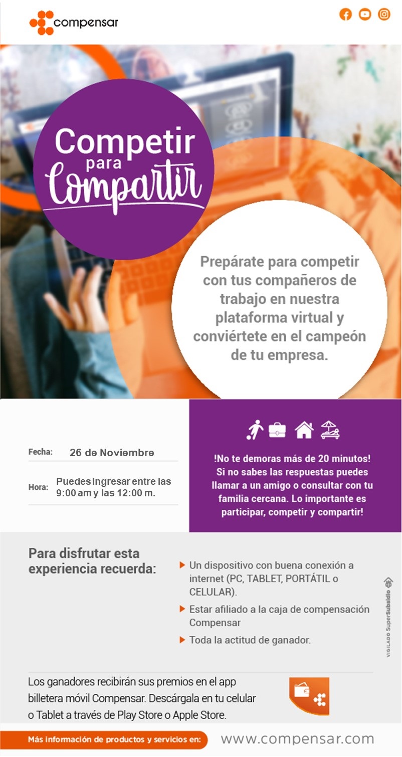 Compensar - Competir para compartir - 24 de noviembre