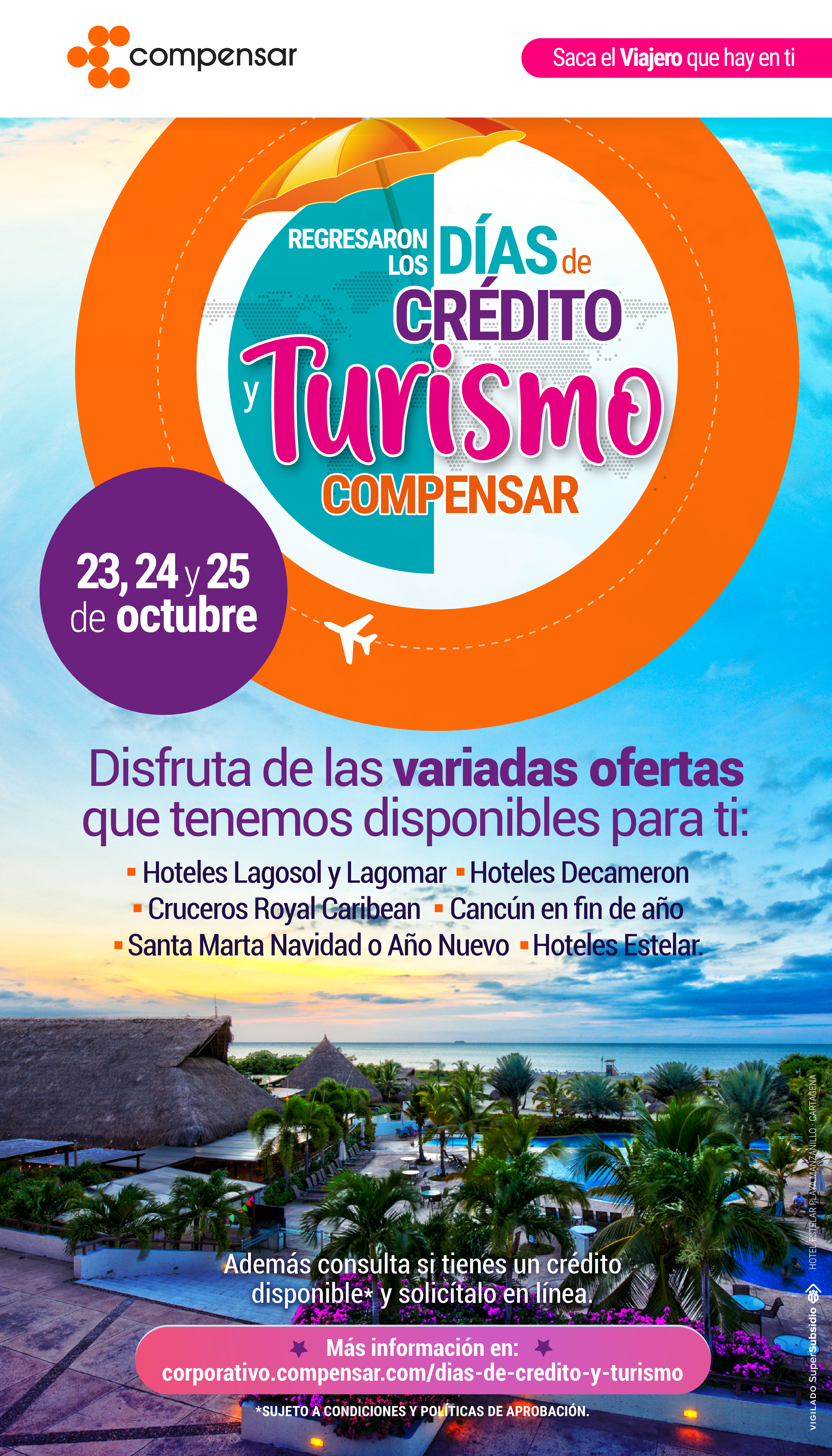 Compensar - Días de crédito y turismo
