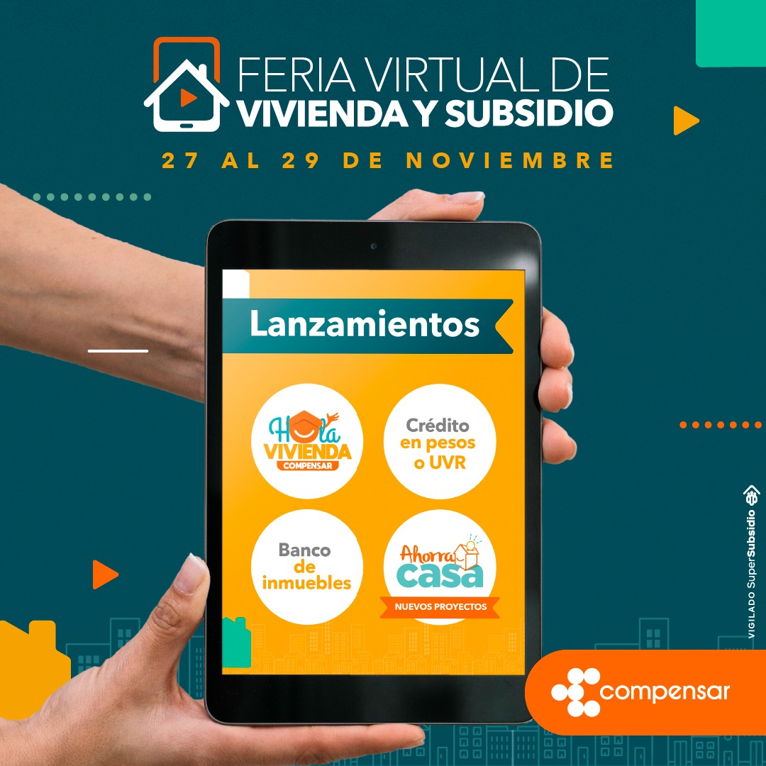 Compensar - Feria virtual de vivienda - 27 al 29 de noviembre