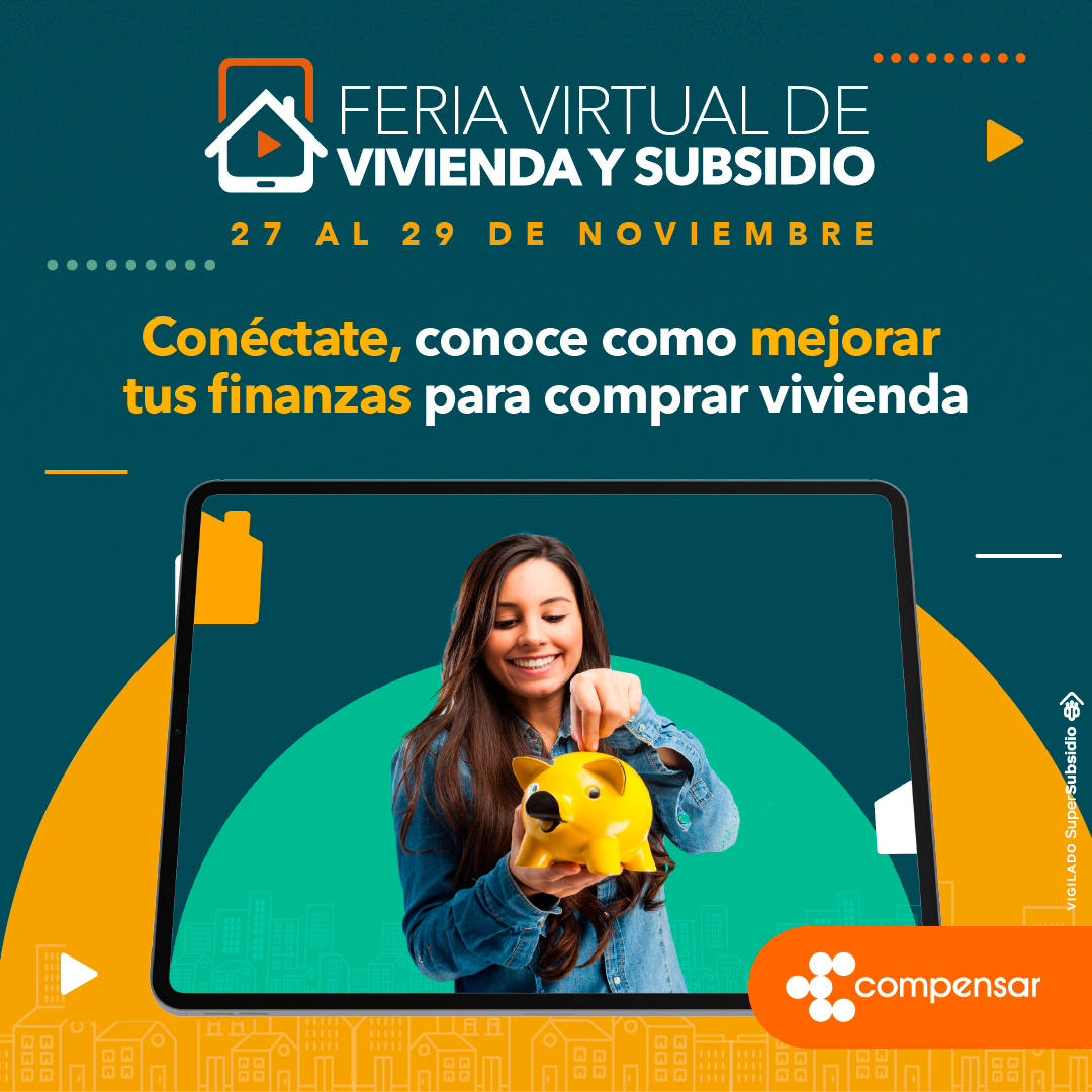 Compensar - Feria virtual de vivienda - 27 al 29 de noviembre
