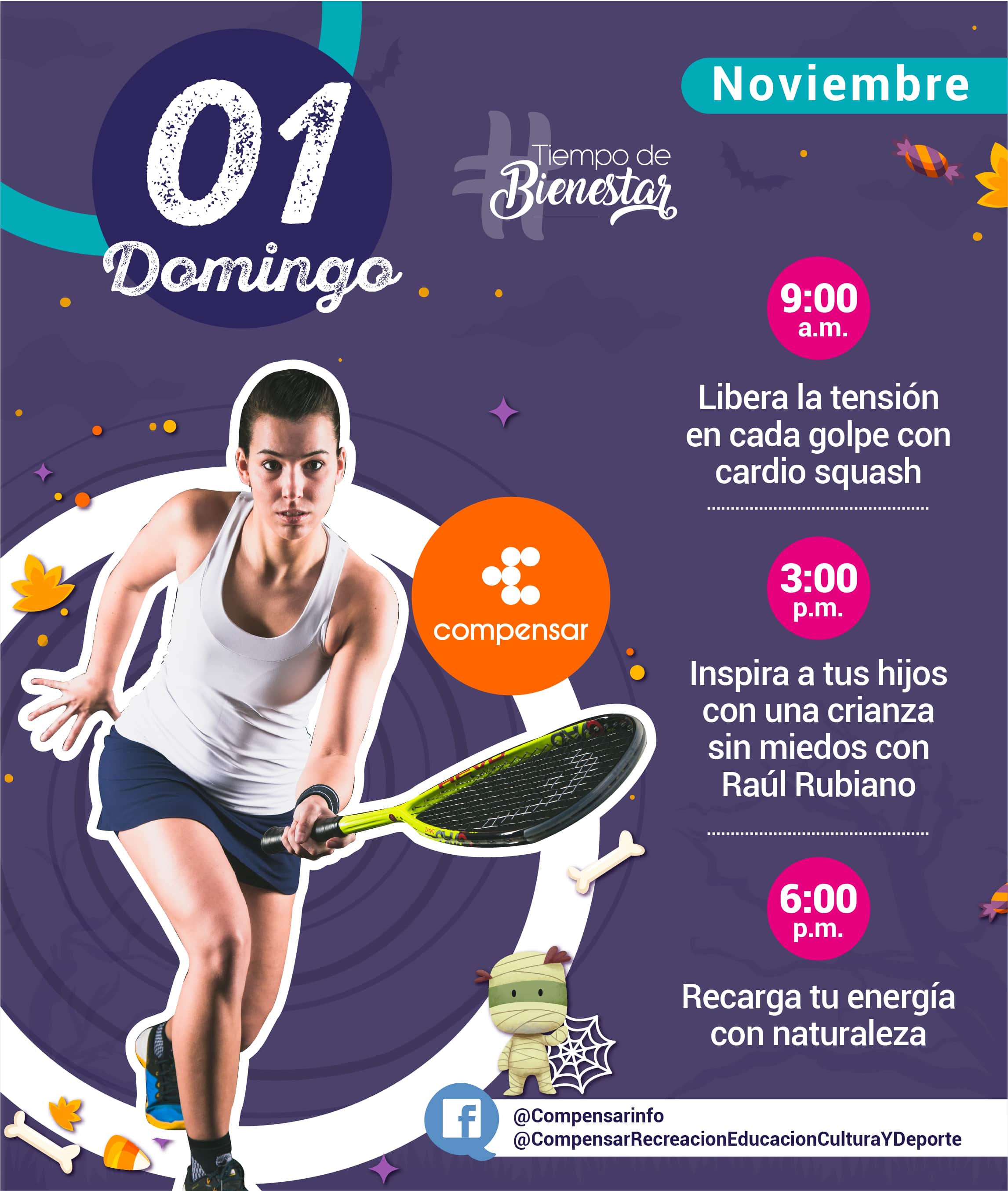 Compensar - domingo 1 de noviembre