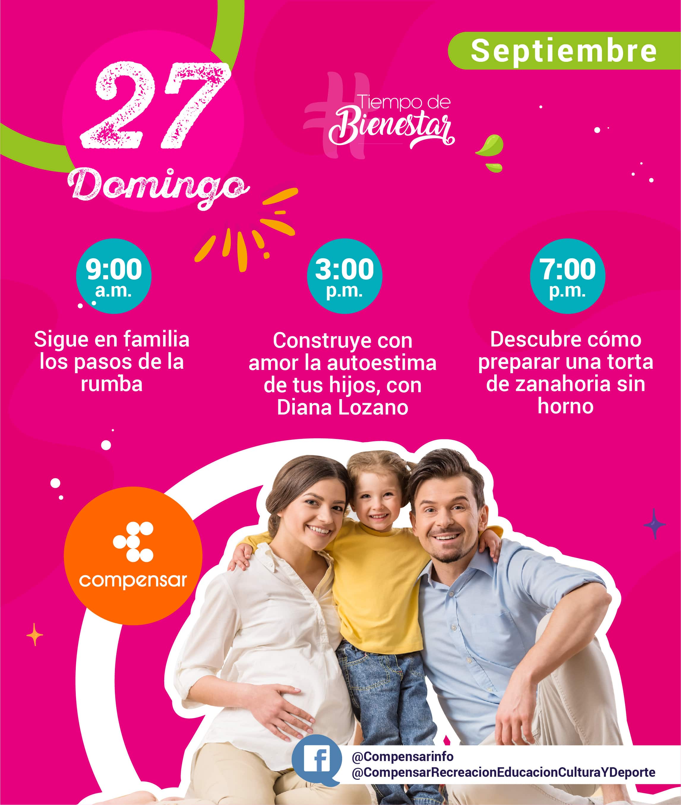 Compensar - domingo 27 de septiembre