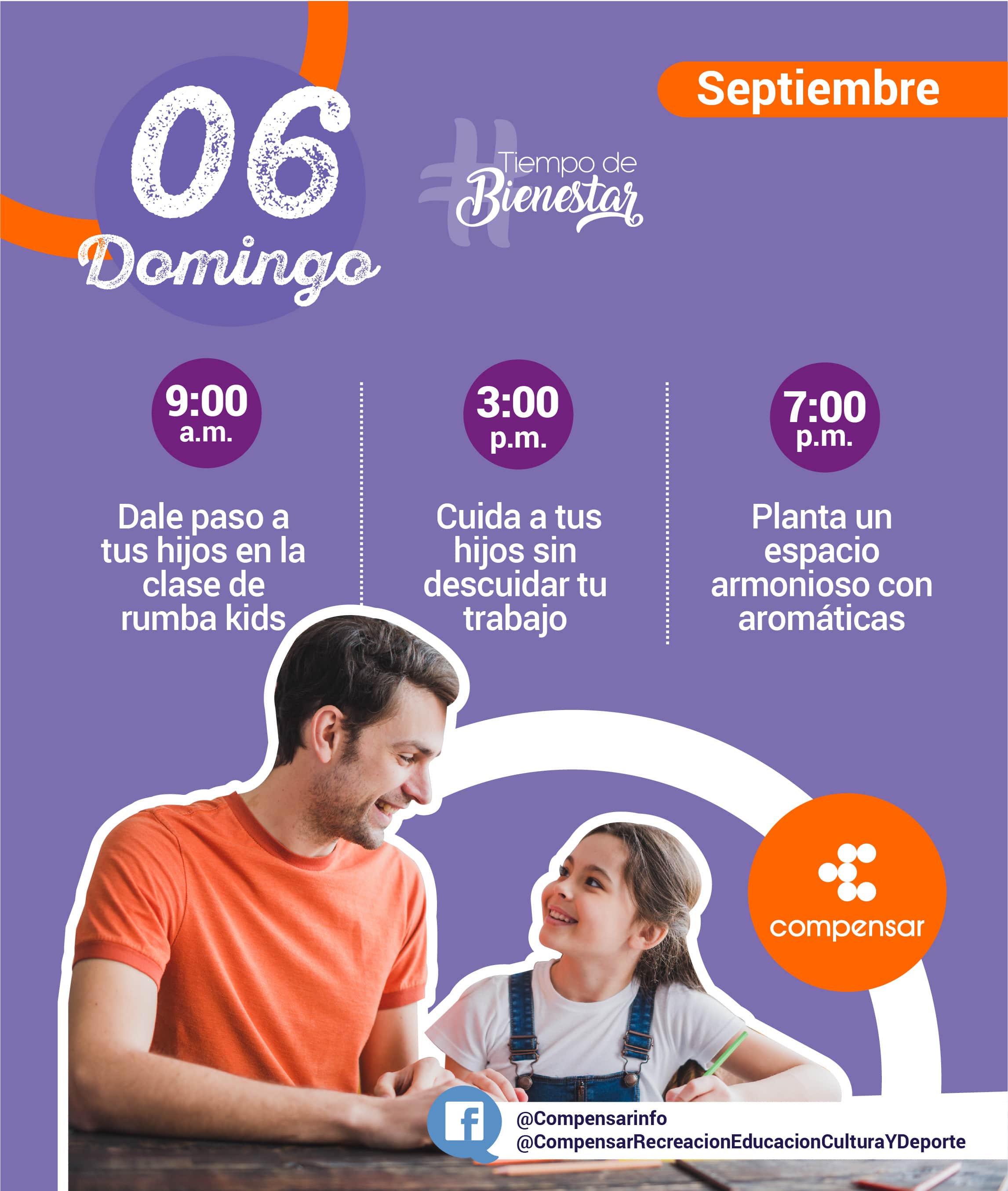 Compensar - domingo 6 de sept