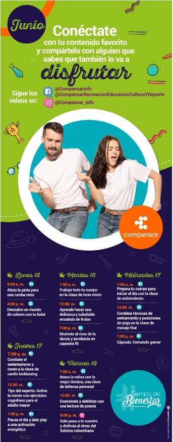 Compensar semana 15 al 19 de junio