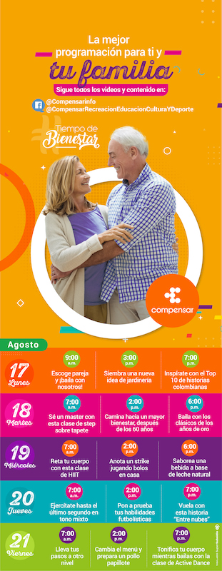 Compensar - semana del 17 al 21 de agosto