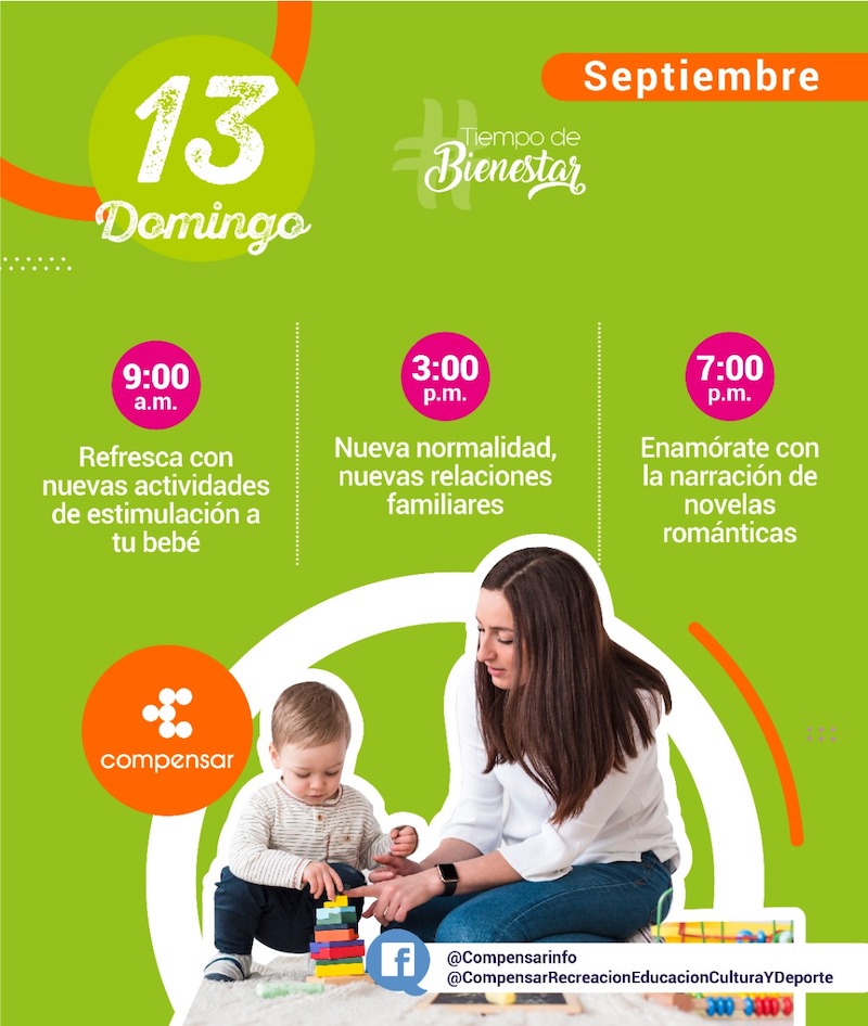 Compensar domingo 13 de sept