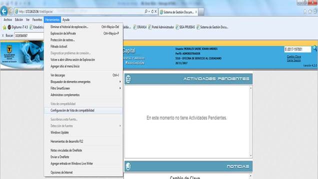 Configurar SIGA
