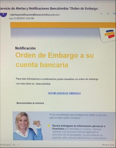 Correo malicioso