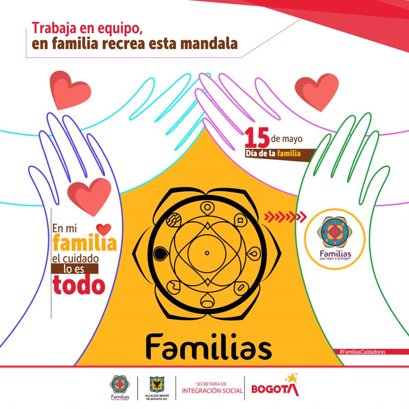 Día de la familia mandala