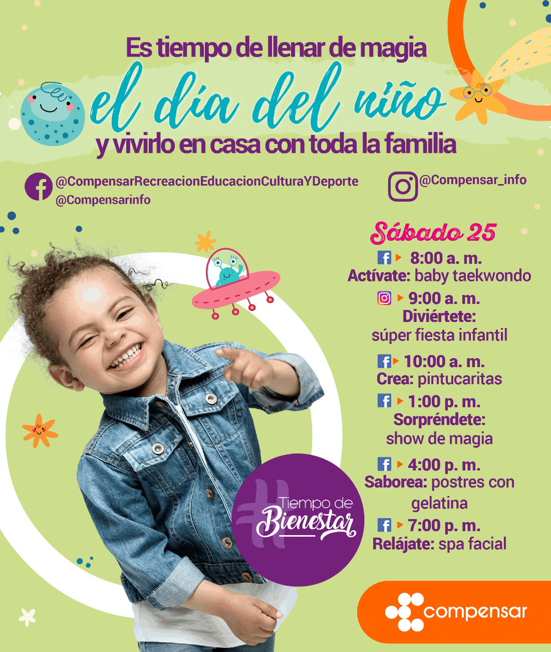 Día del niño compensar