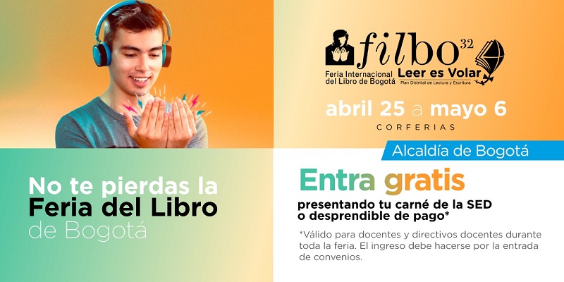 Pieza gráfica invitación a la Filbo para dodentes