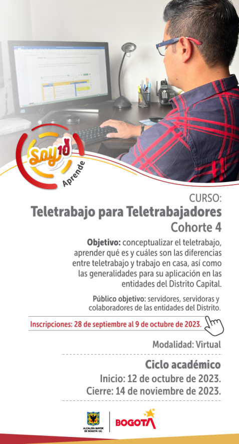 Teletrabajo en la Secretaría de Educación