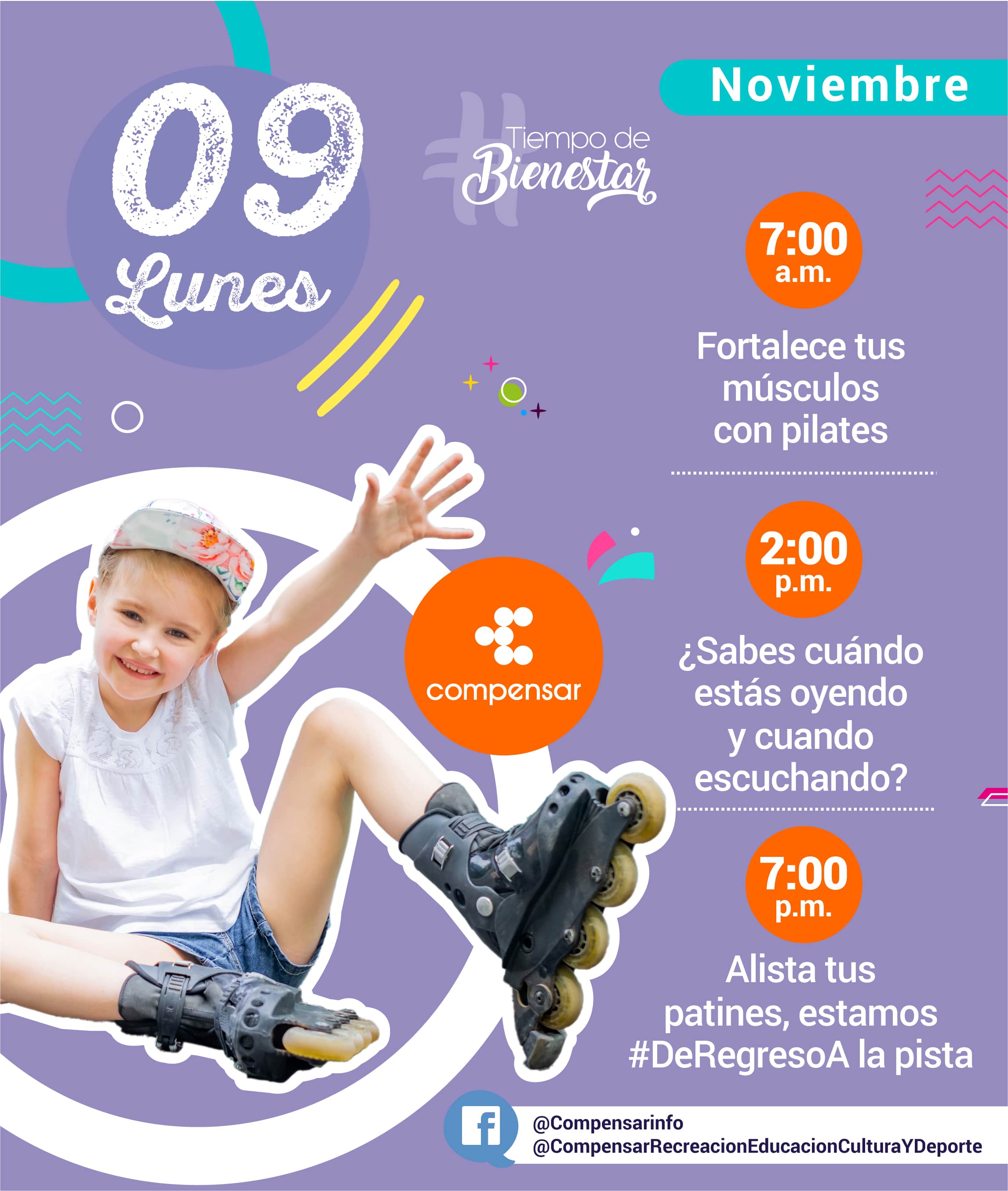 Actividades Compensar lunes