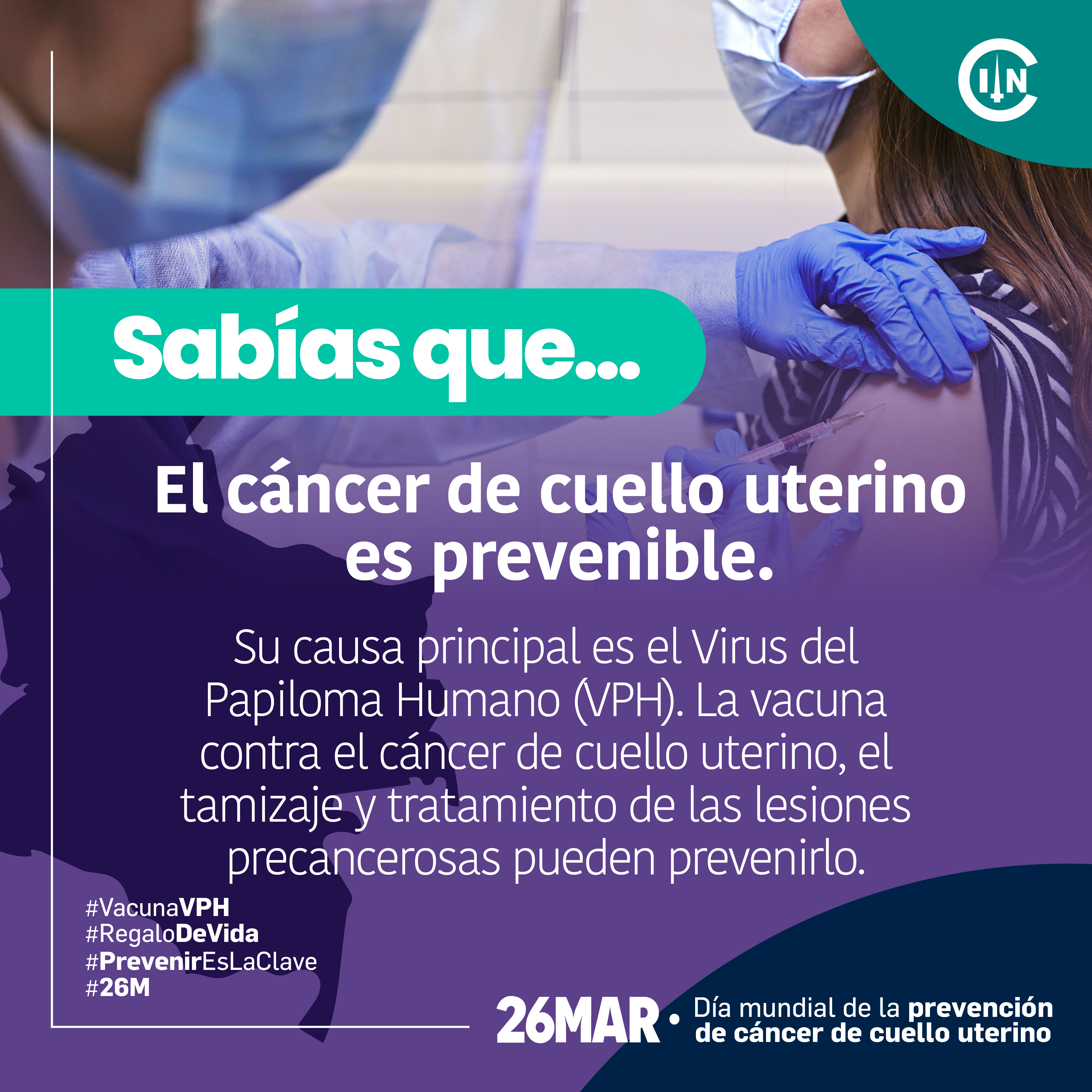 Pieza grafica para prevenir el cancer
