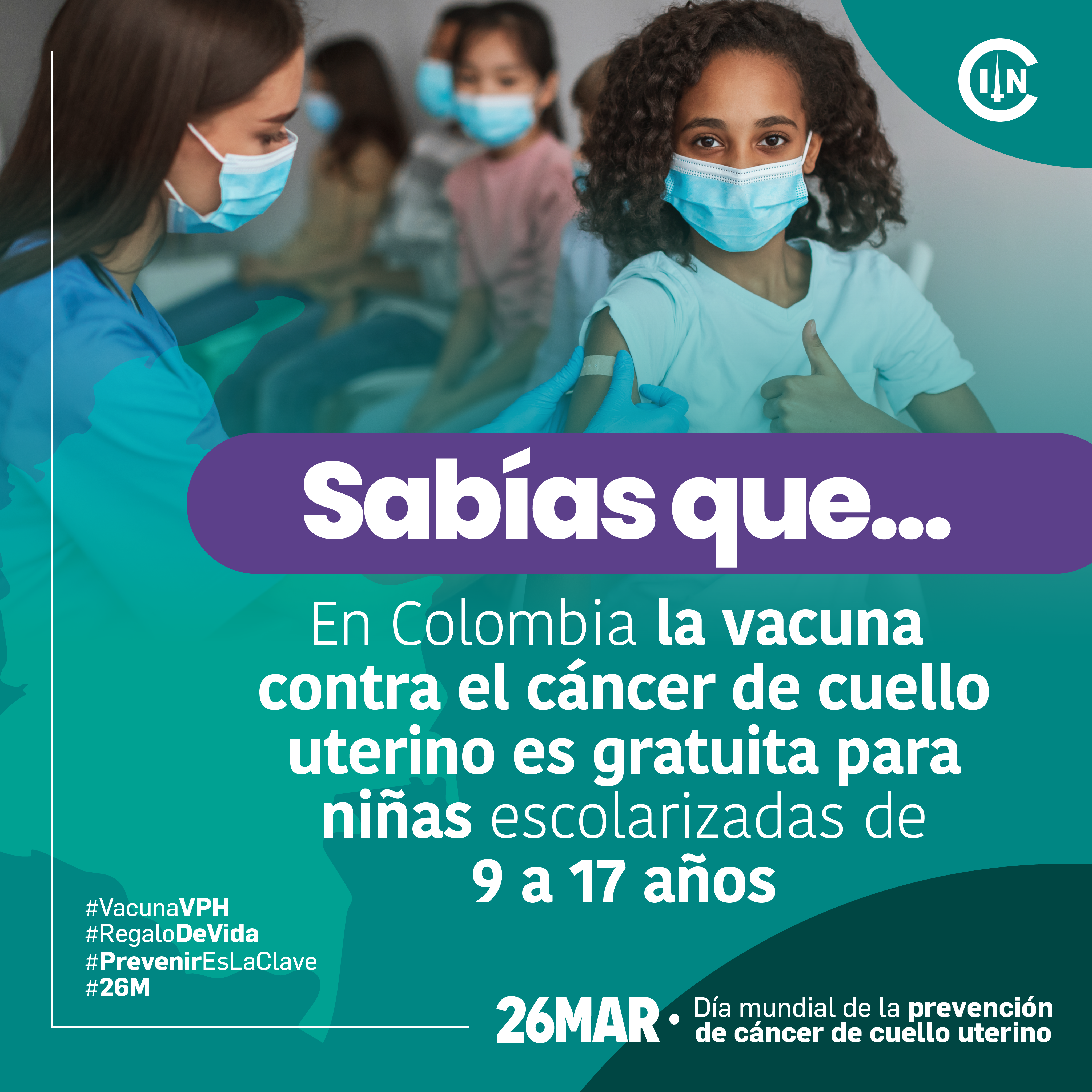 Pieza grafica para prevenir el cancer