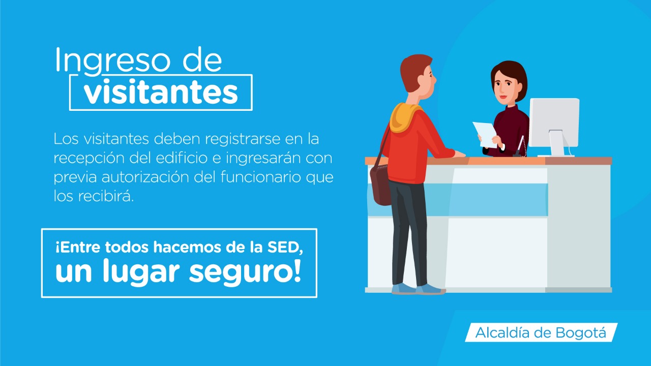 Diseño gráfico sobre el ingreso a la SED