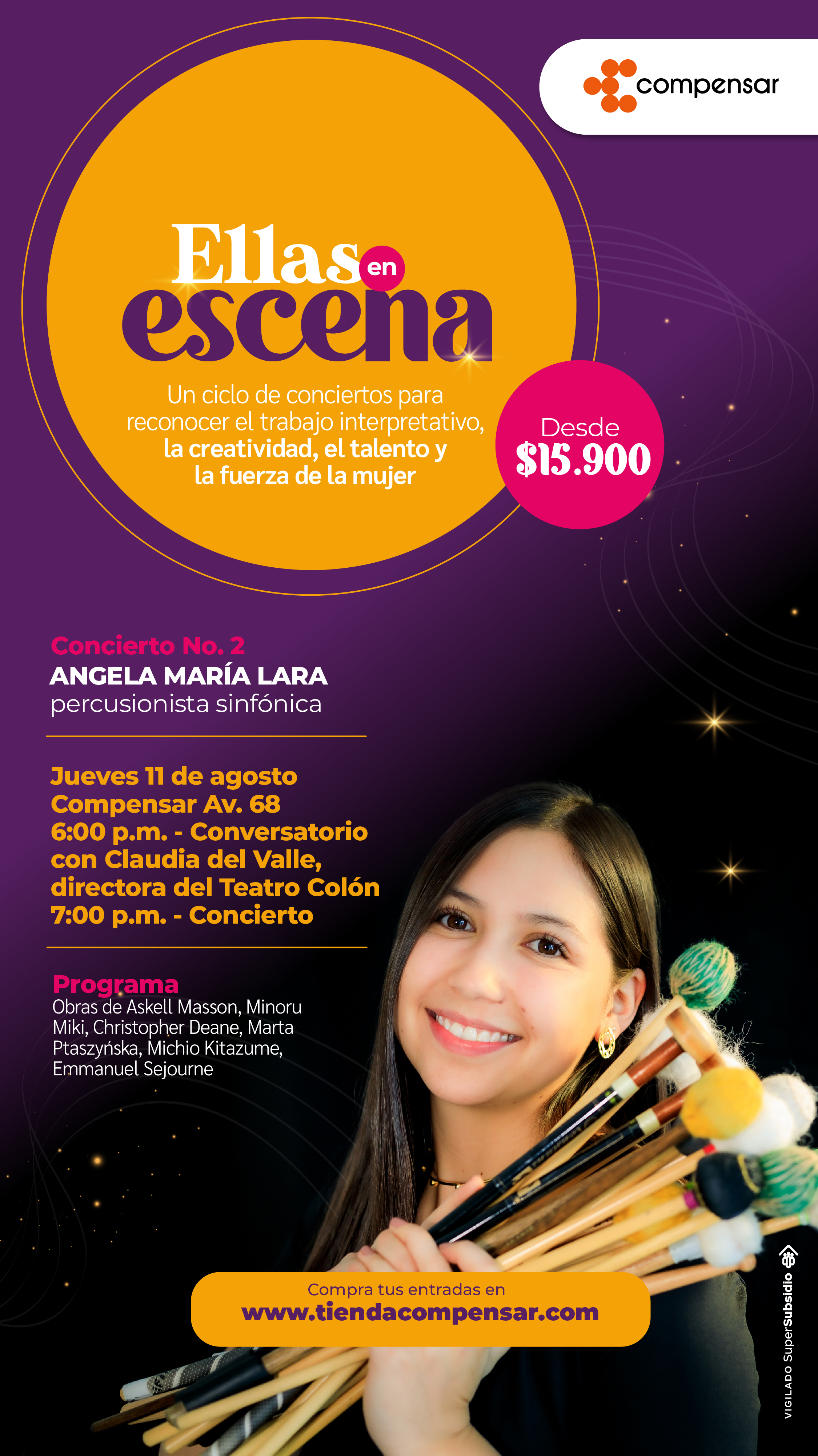 ellas en escena
