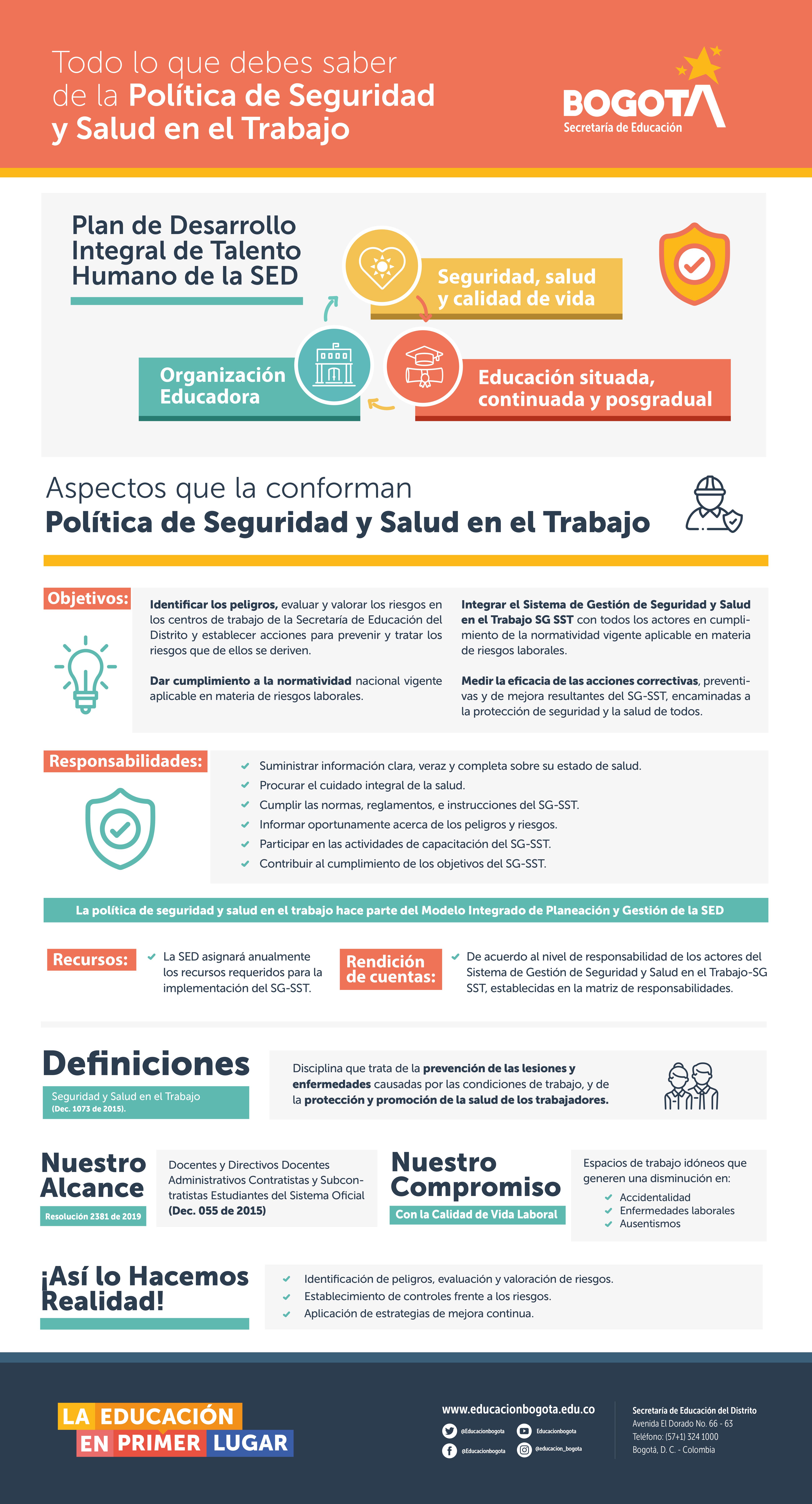 Política de Seguridad y Salud en el Trabajo
