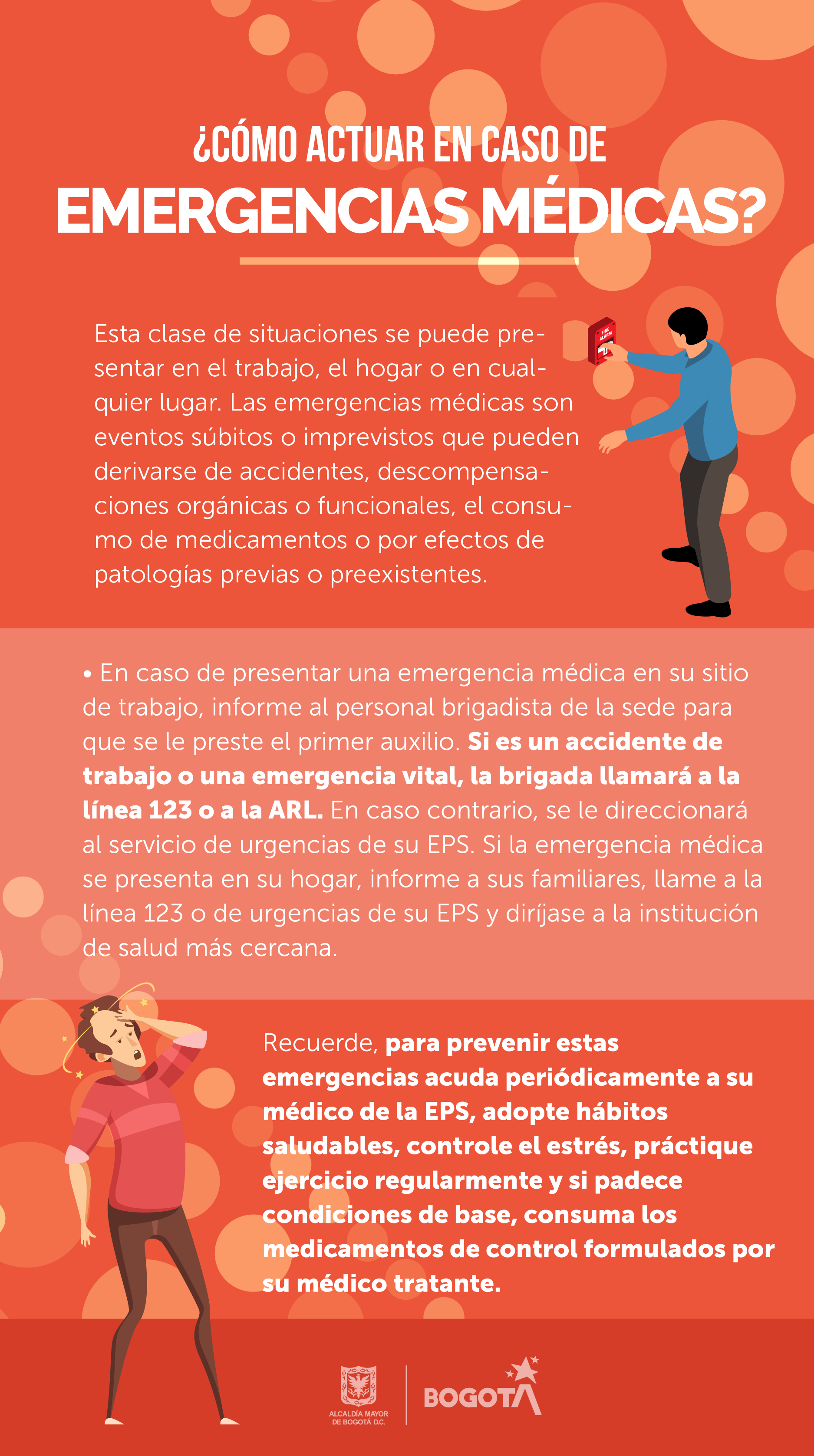 Recomendaciones en caso de emergencia médica 