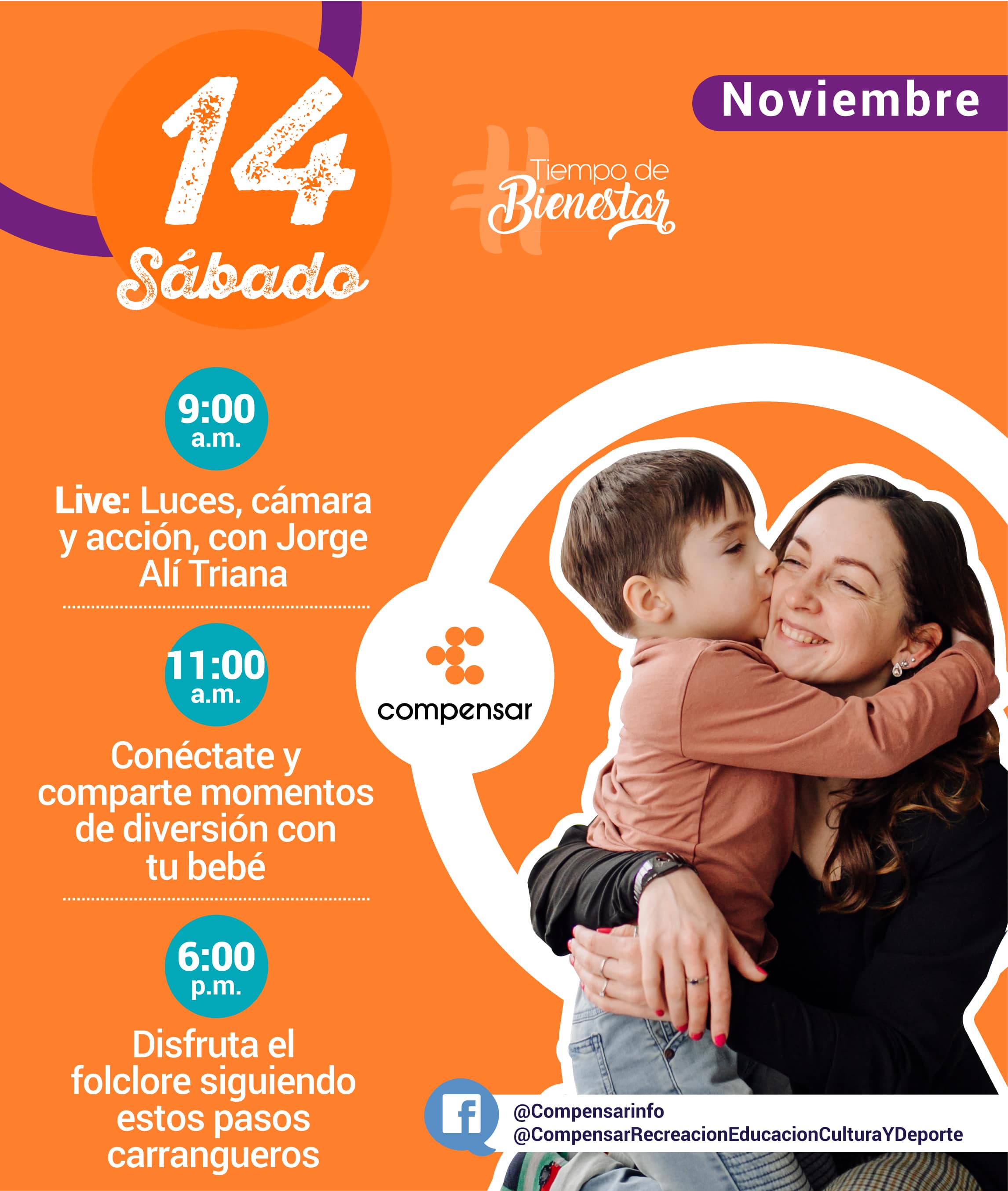 Actividades Compensar sábado