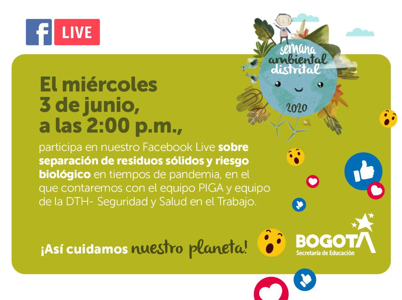Semana ambiental facebook live