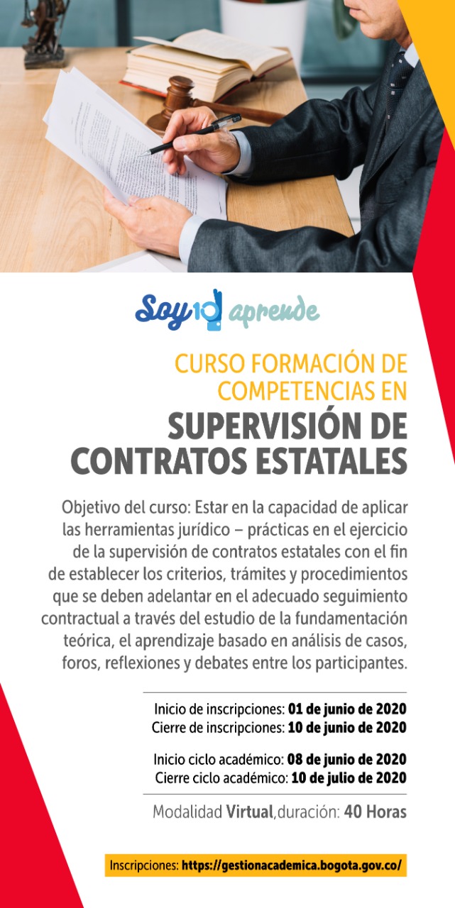 Soy 10 aprende junio - supervision contratos