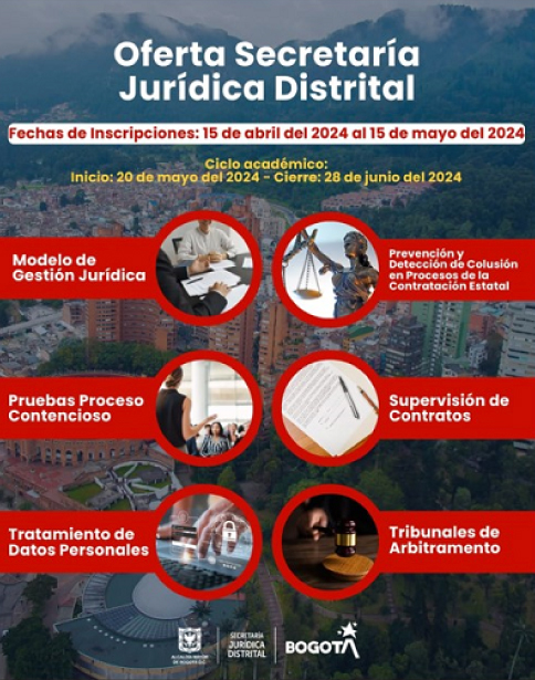 Oferta secretaria jurídica distrital