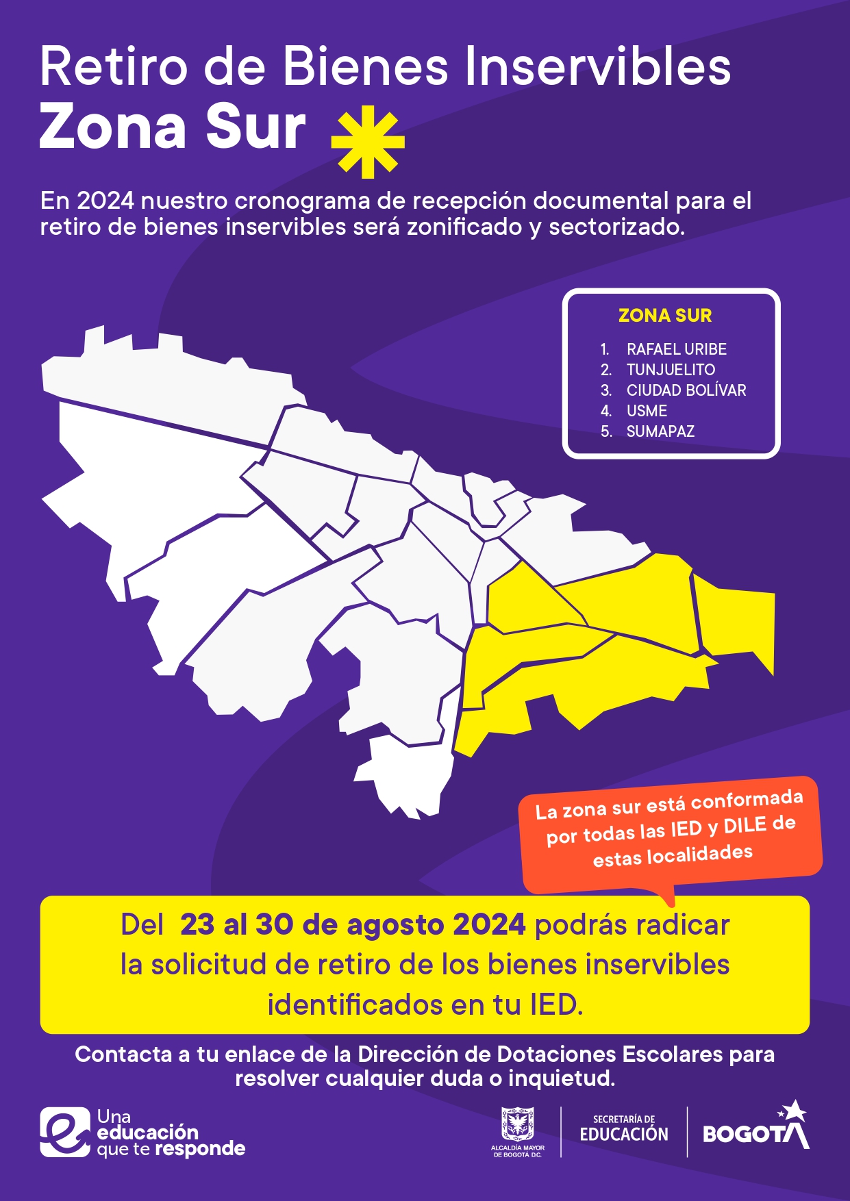 Retiro de bienes inservibles