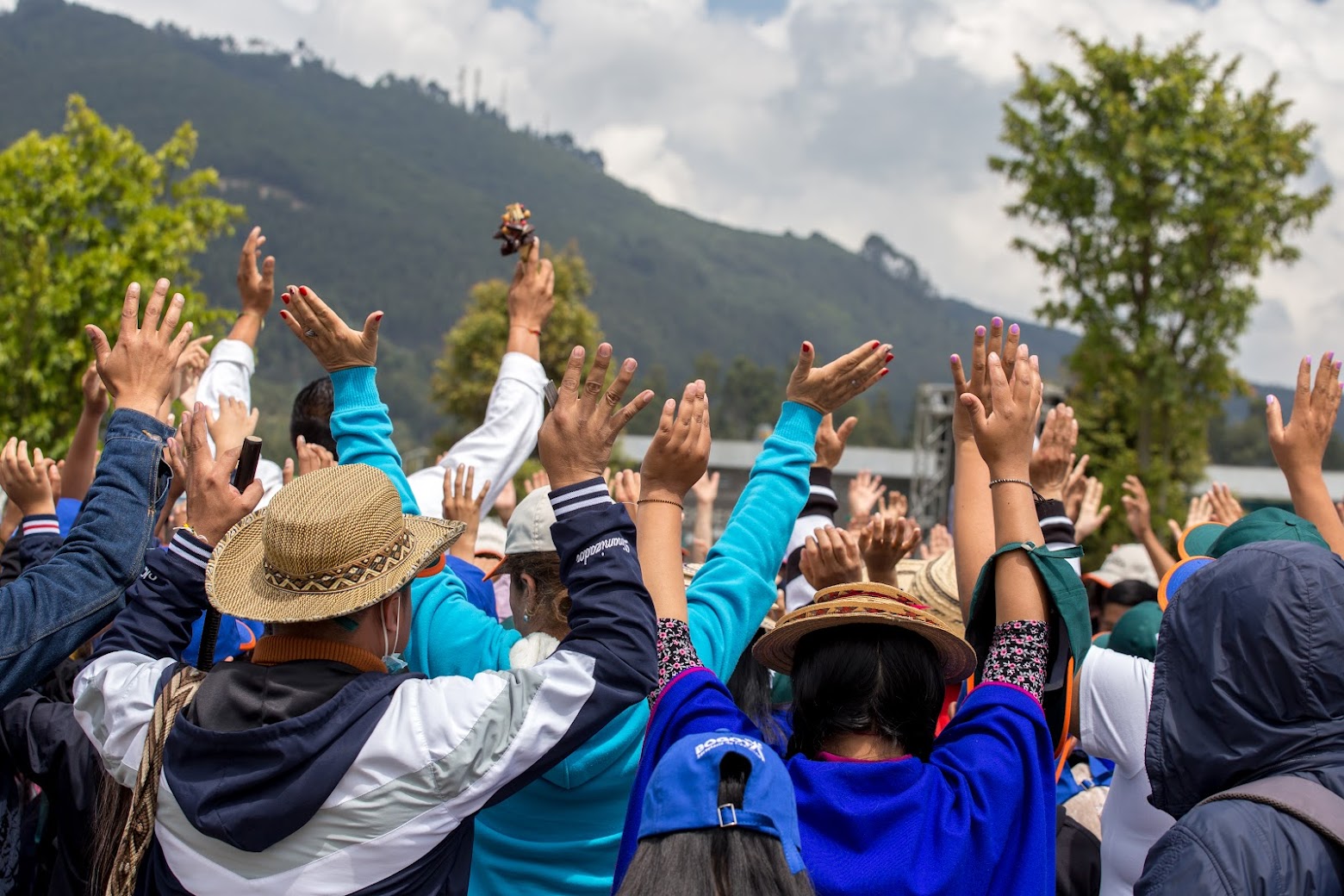 Niñas y niños indígenas, de los colegios públicos, vivieron una experiencia ancestral en la reserva natural en Tocancipá