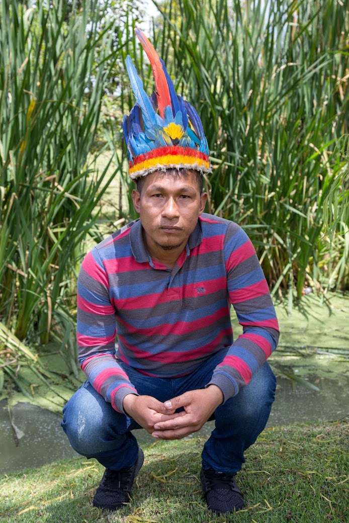 Niñas y niños indígenas, de los colegios públicos, vivieron una experiencia ancestral en la reserva natural en Tocancipá