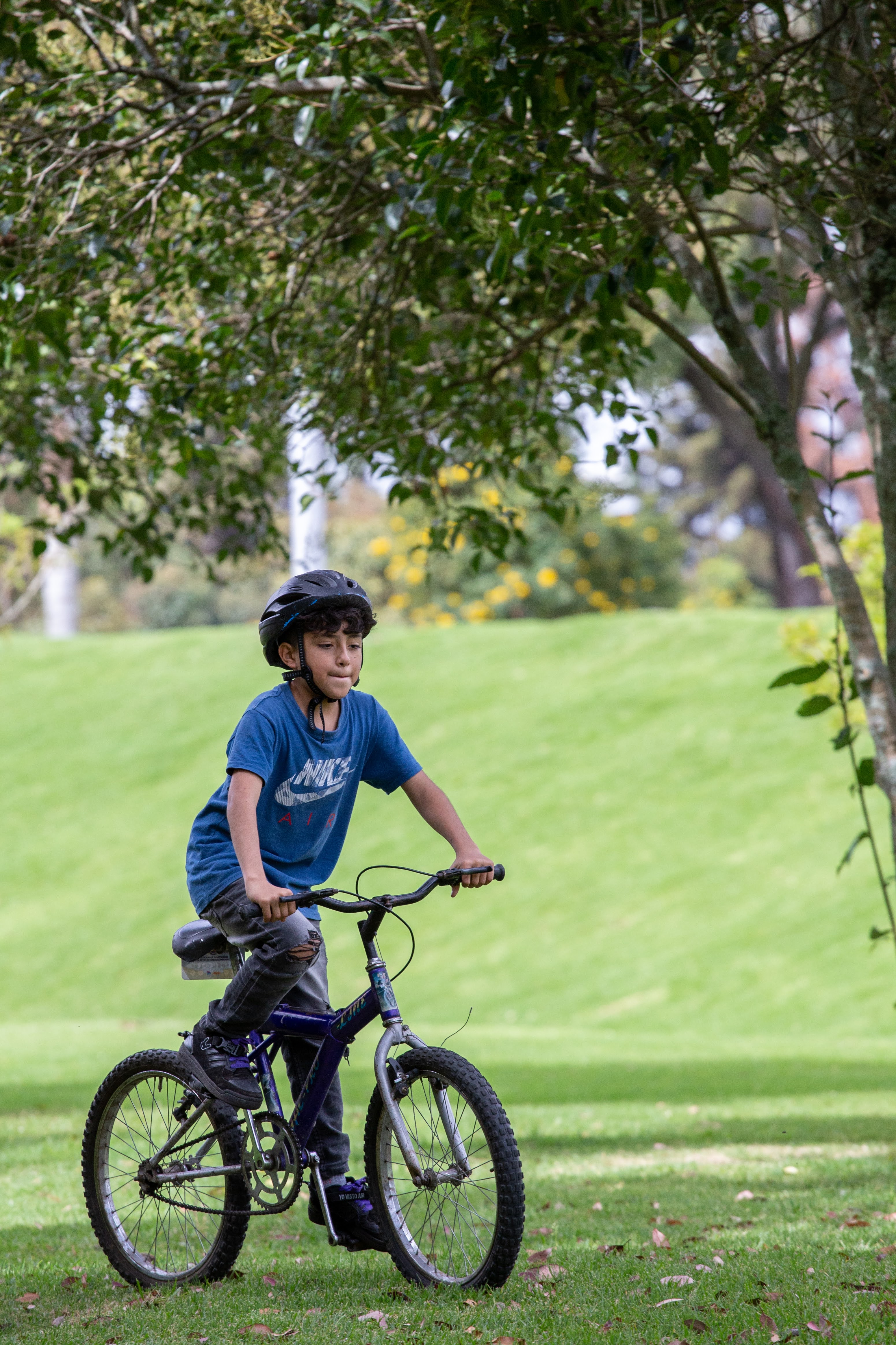 Jóvenes de ‘Biciparceros’ recorrieron la ciudad para llegar al Parque Simón Bolívar