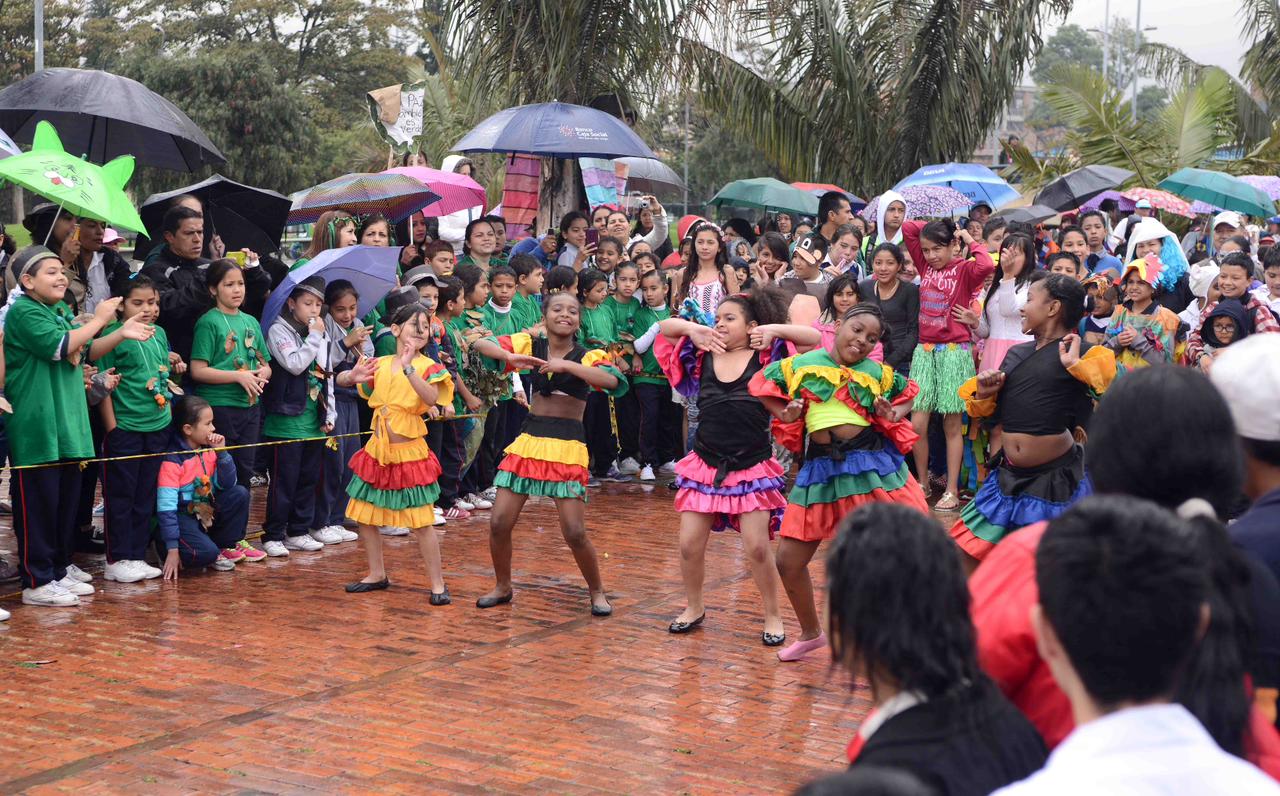 Estudiantes en actividad cultural
