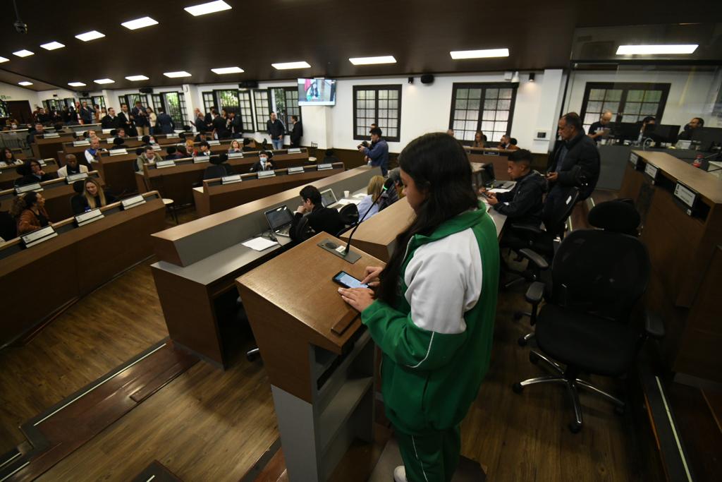 Cabildantes estudiantiles presentaron proyecto de acuerdo sobre diversidad ante el Concejo de Bogotá