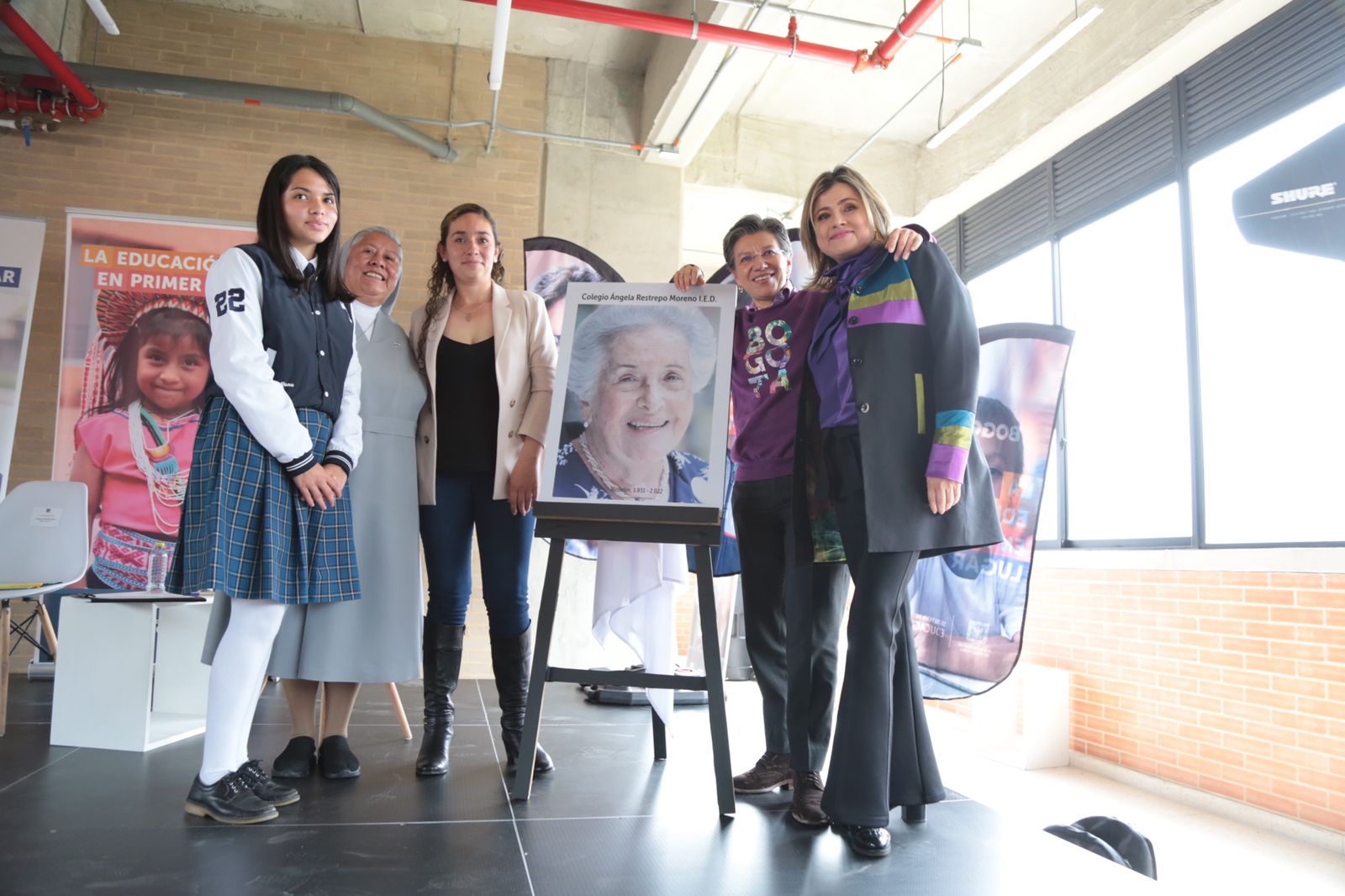 En el marco de la maratón de entrega de colegios, Ciudad Bolívar recibe la institución educativa Ángela Restrepo Moreno