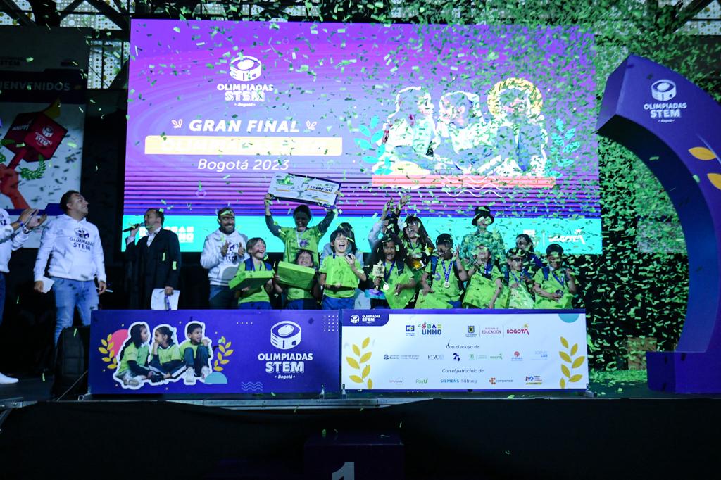 Bogotá premió el talento estudiantil de las Olimpiadas STEM 2023