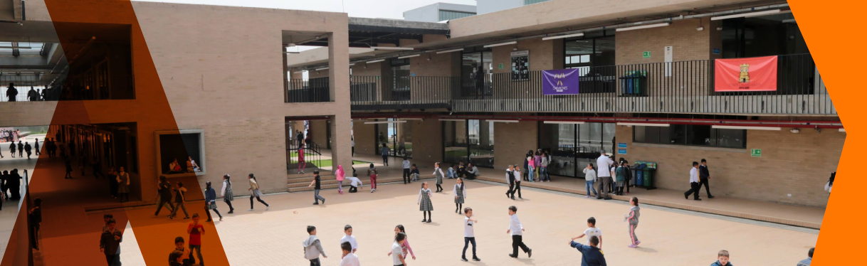 Colegio distrital vista aerea
