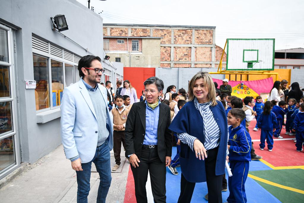 Por primera vez en la historia, Bogotá está realizando obras de mejoramiento en todas las sedes de colegios oficiales
