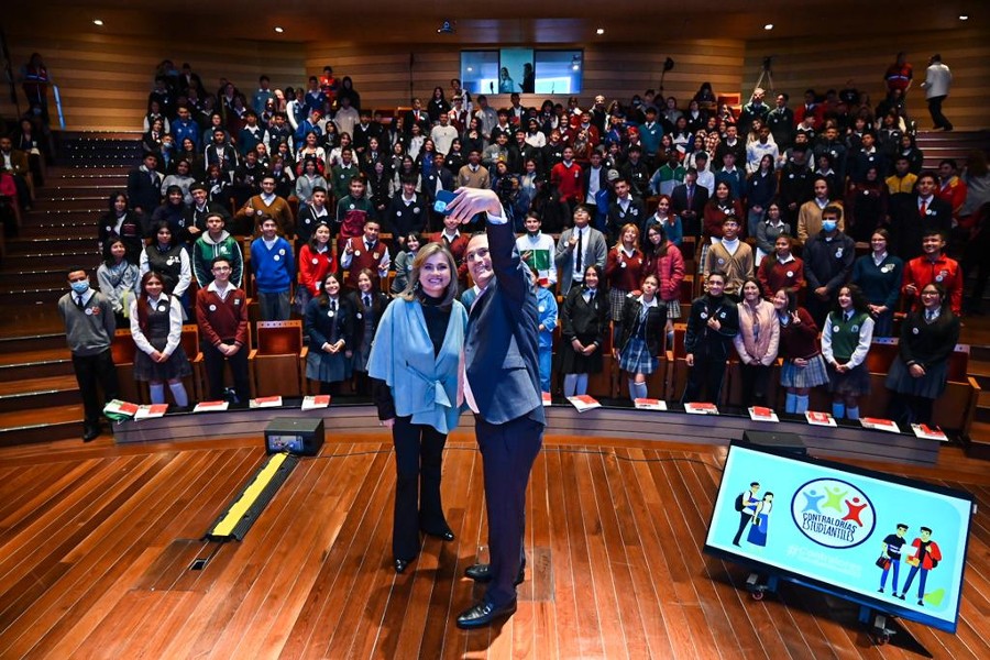 Edna Bonilla y Contralor de Bogotá 