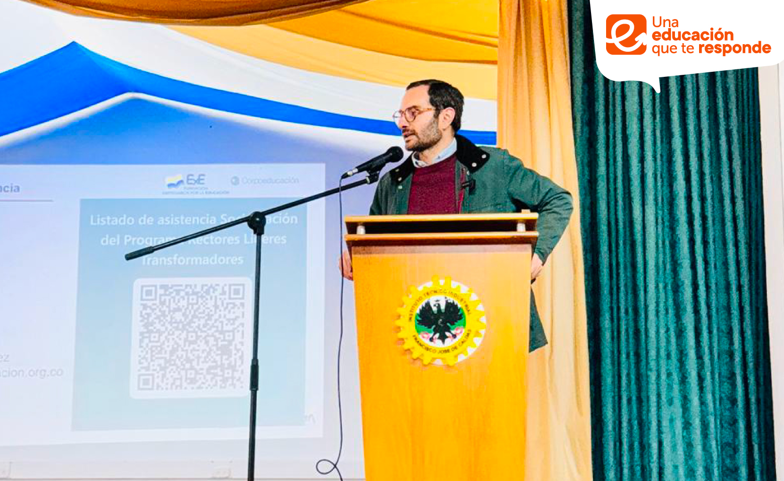 Directivo en discurso