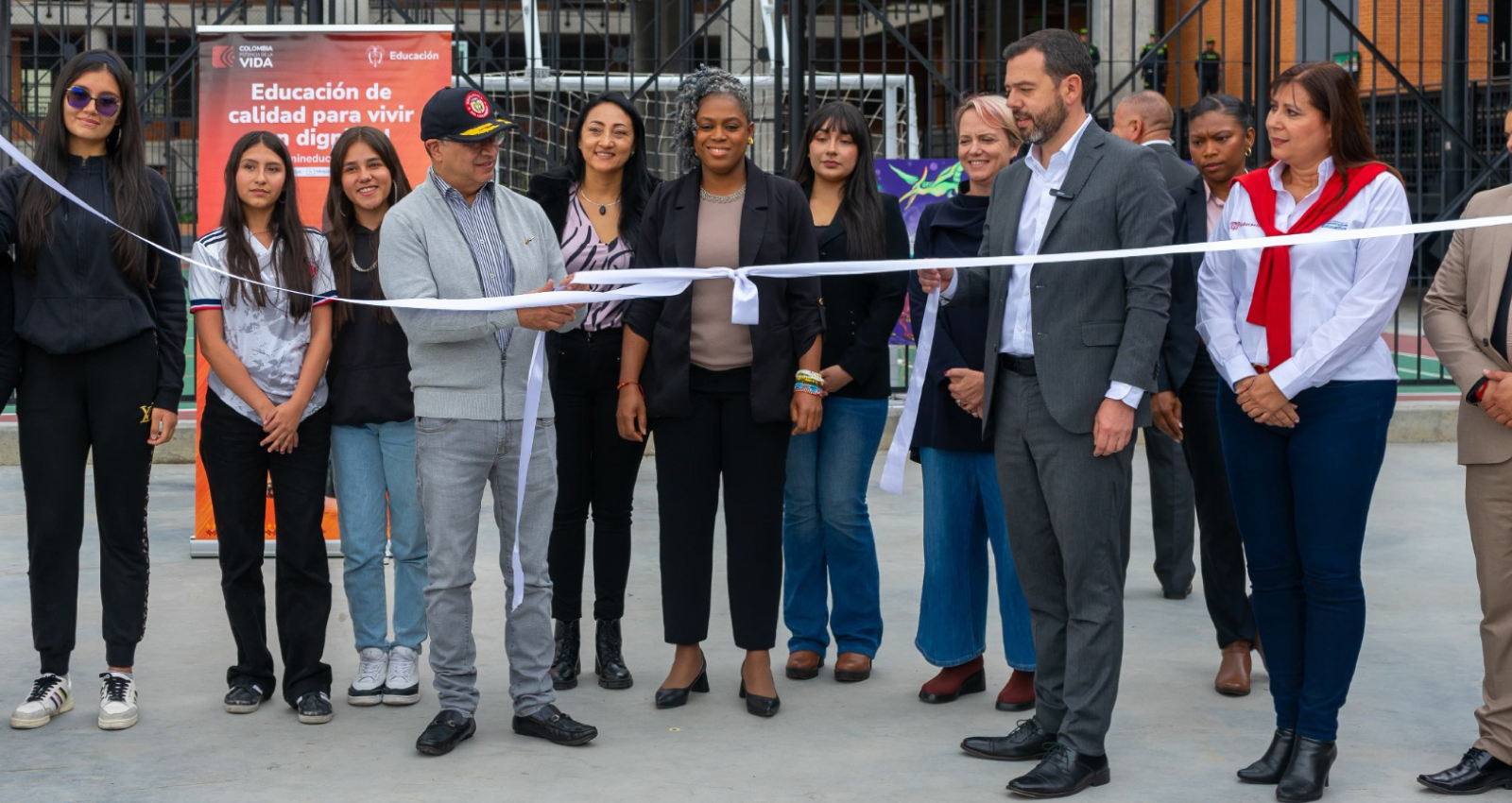 Presidente de la Republica Gustavo Petro y Alcalde Mayor Carlos Galán