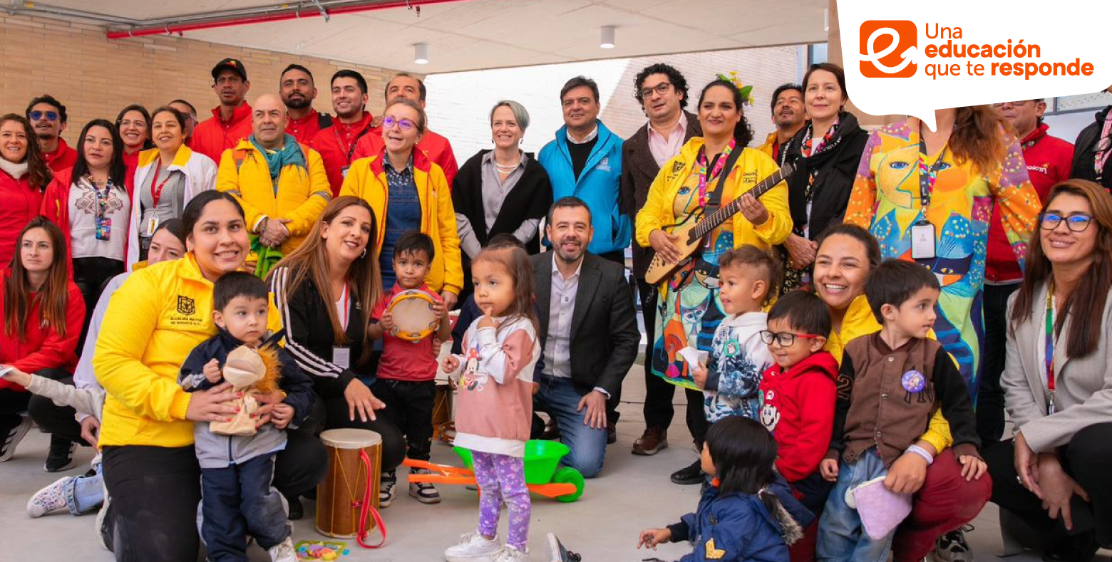 Estudiantes de jardines distritales