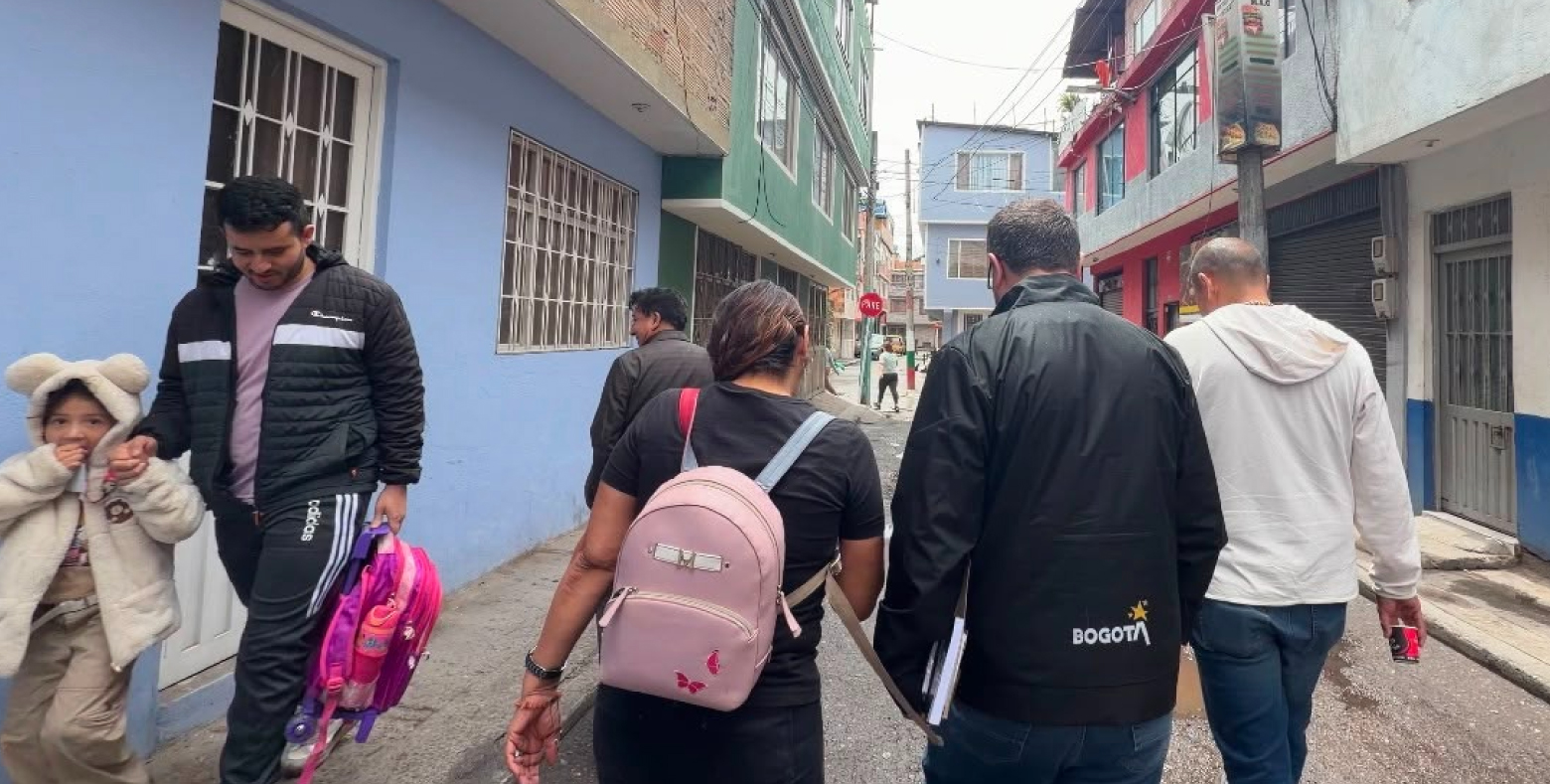 Estudiantes de colegio distrital