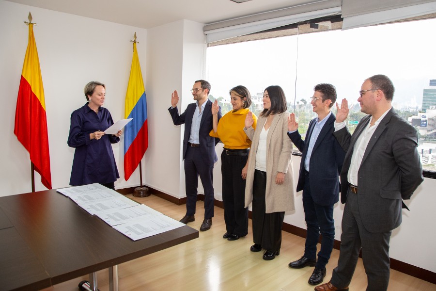 posesión subsecretarios, secretaria privada y jefe de convivencia