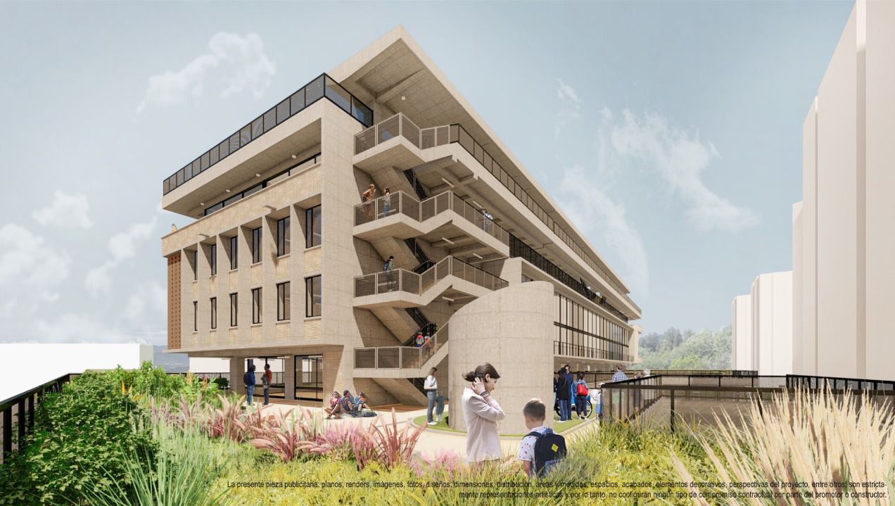 Colegio que se construirá en el predio ‘La Paz’ de Kennedy se ganó un pre-reconocimiento por sus características medio ambientales